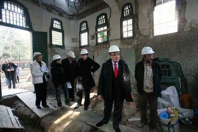 La Paeria inicia les obres de l' oficina d'informació dels Camps Elisis