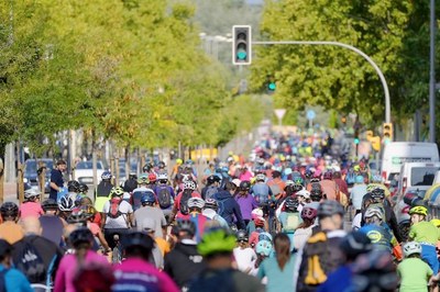 La Rambla de Ferran, nou punt neuràlgic de la Pedalada Popular de Lleida
