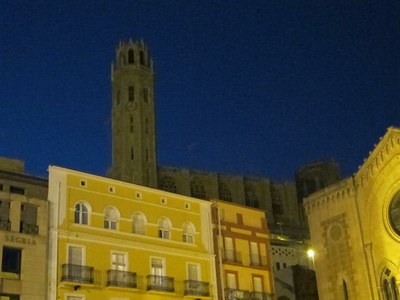 Lleida apaga les llums per l'Hora del Planeta