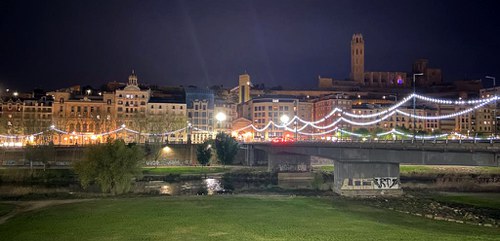 Imatge de la notícia Lleida deixa a les fosques els principals monuments de la ciutat en solidaritat amb l'Hora del Planeta