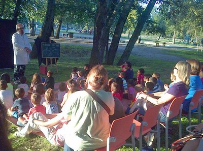 Nit dels ratpenats al parc de la Mitjana