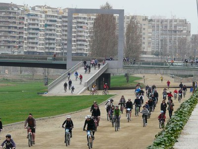 Pedalada popular en el marc de la celebració de l'any 2010 del riu Segre