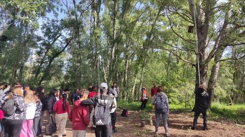 Imatge de la notícia Quatre instituts de Lleida participen en accions de gestió del Parc de la Mitjana