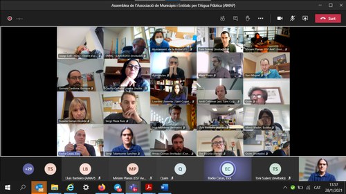 Imatge de la notícia Talamonte participa en la reunió de l’Associació de Municipis i Entitats per l’Aigua Pública 
