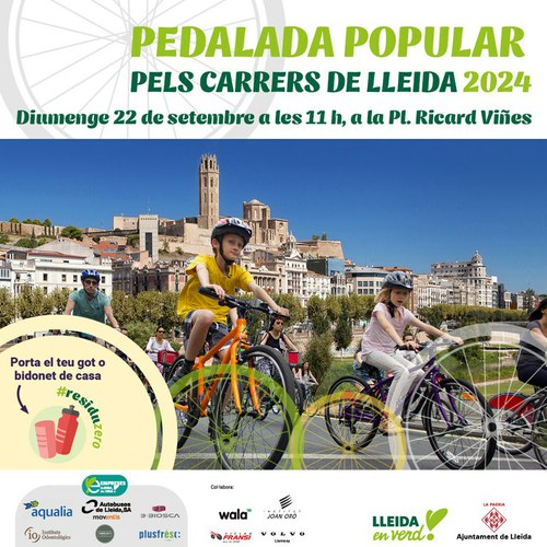 Imatge de la notícia Tot a punt per a una nova Pedalada Popular a Lleida