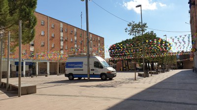 Unitat mòbil de control de la contaminació atmosfèrica al Secà de Sant Pere 