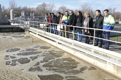 Visita a l'Estació Depuradora d'Aigües Residuals de Lleida per conèixer el seu funcionament