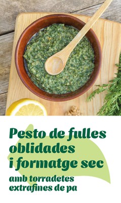 Pesto i torradetes